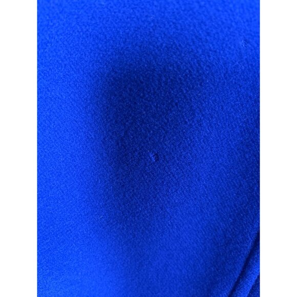 Vintage American Legend Blue Wool Cape Coat With Button Closure - Picture 7 of 10